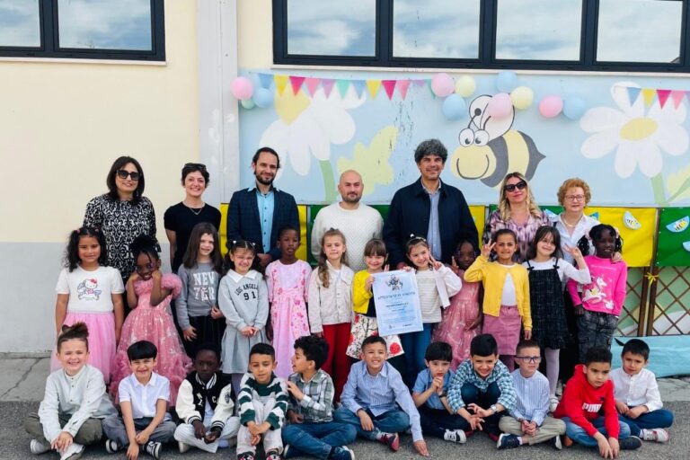 alunni della classe 1°B della scuola Collodi di Fidenza