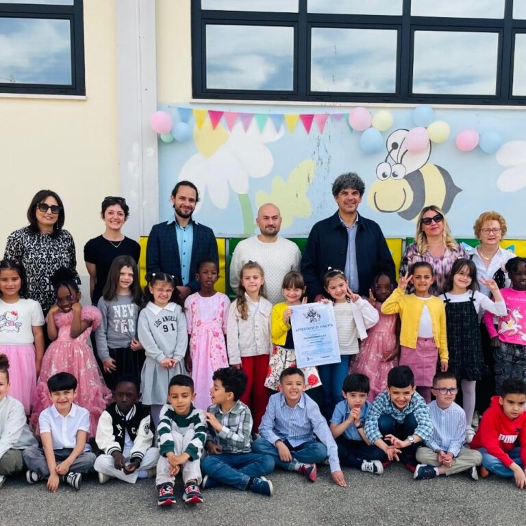 alunni della classe 1°B della scuola Collodi di Fidenza